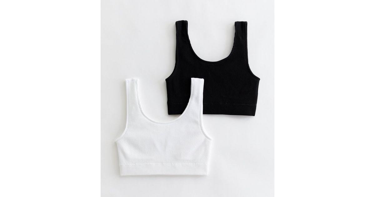 Girls Premium Rib 2.0 High Neck Crop Set