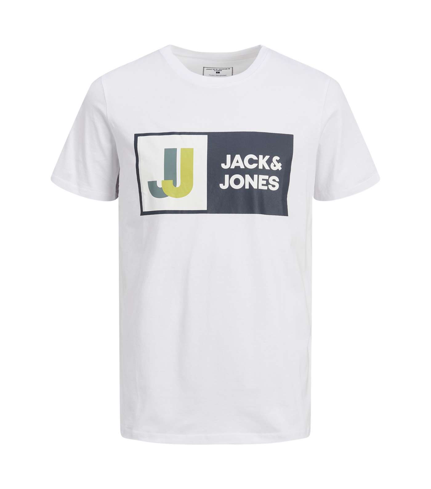 Jack & Jones White Crew Neck Logo T-Shirt Image 5