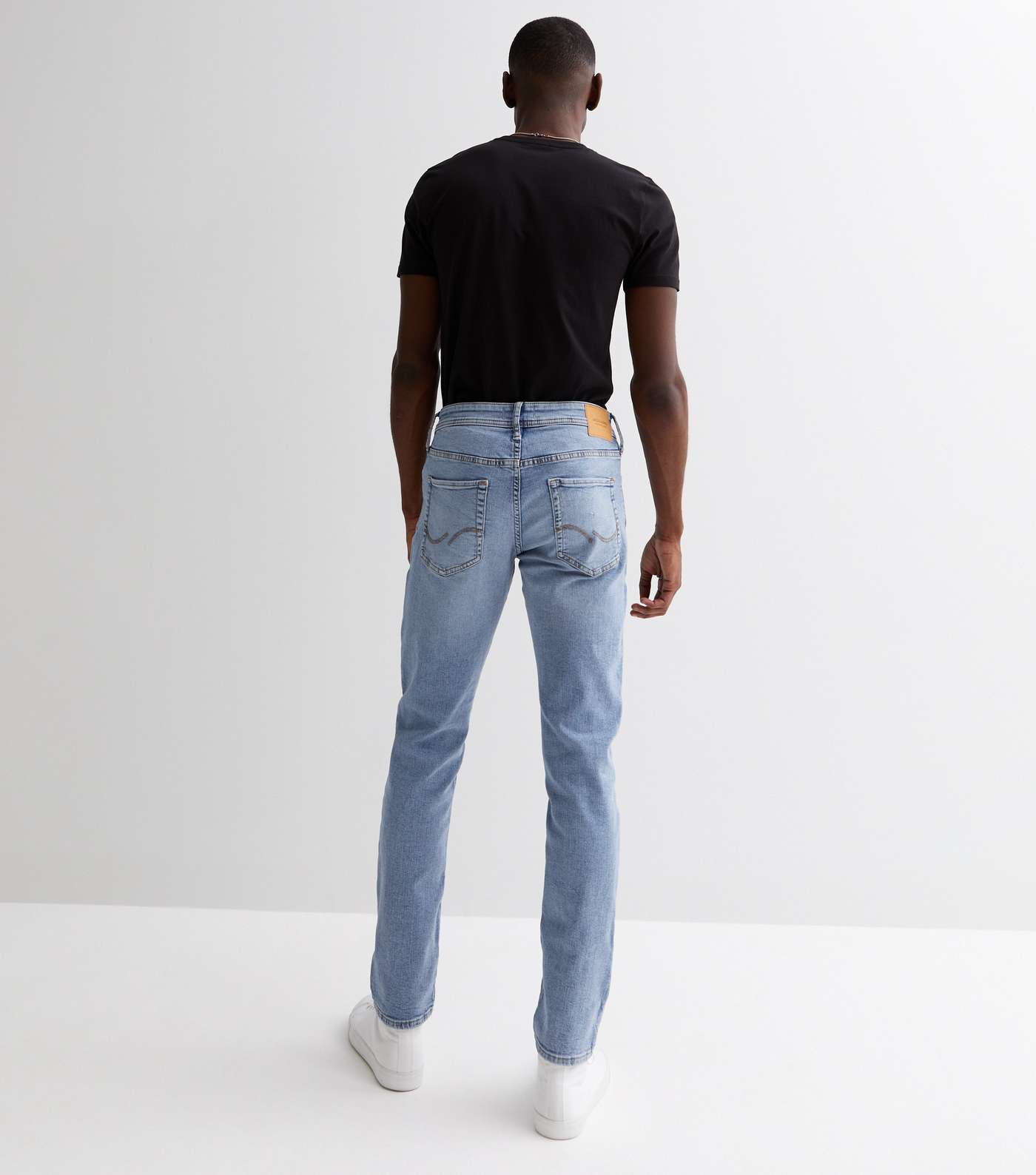 Jack & Jones Pale Blue Skinny Fit Jeans Image 4