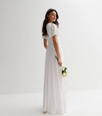 Evening maxi dresses white sale