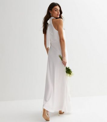 Silk hotsell white gown