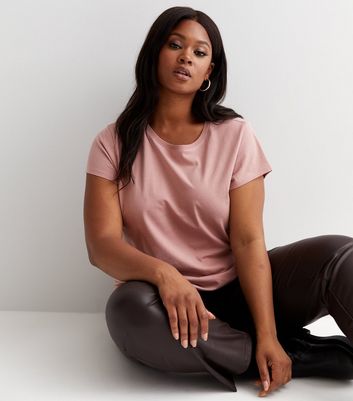 new look pink t shirt