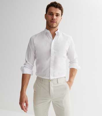Jack & Jones White Long Sleeve Shirt