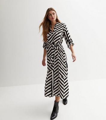 New look striped shirt deals dress