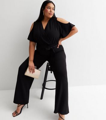 Womens cold 2025 shoulder jumpsuit