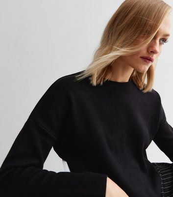 Boxy black clearance jumper