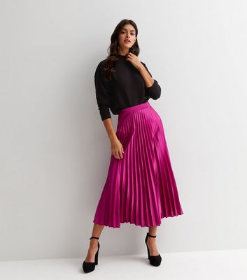 Pink snakeskin hotsell skirt new look