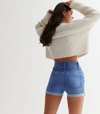 Cute high best sale waisted denim shorts