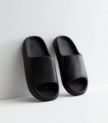 Mens black sliders online