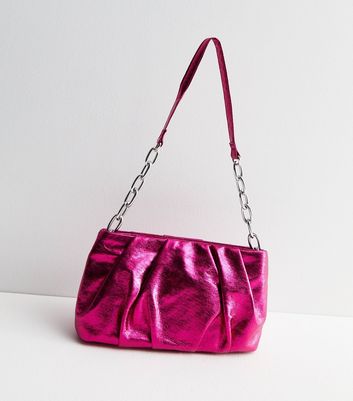 Baby pink clutch discount bag new look