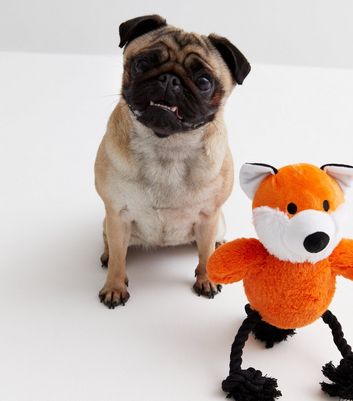 Orange sale dog toy