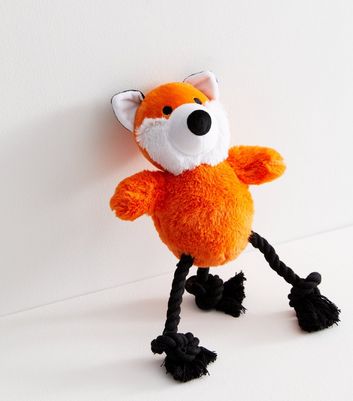 Orange fox dog store toy