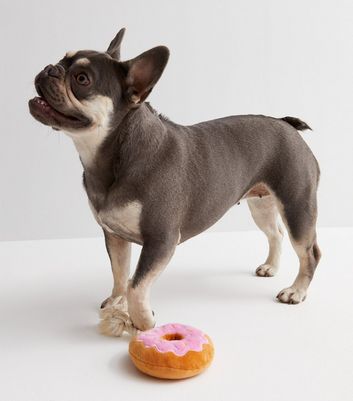 Pink Doughnut Dog Toy