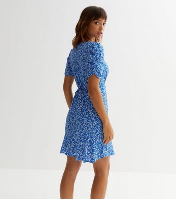 Ditsy print hot sale dress