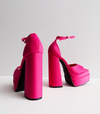 JM LOOKS Women's Pink Fashion Sandals|Stylish Design Heels for Girls| Heels  for women| Women Footwear