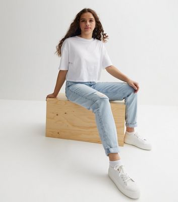 New look girls hot sale ripped jeans