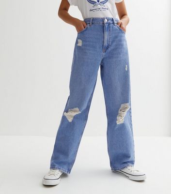 Womens big leg sales jeans