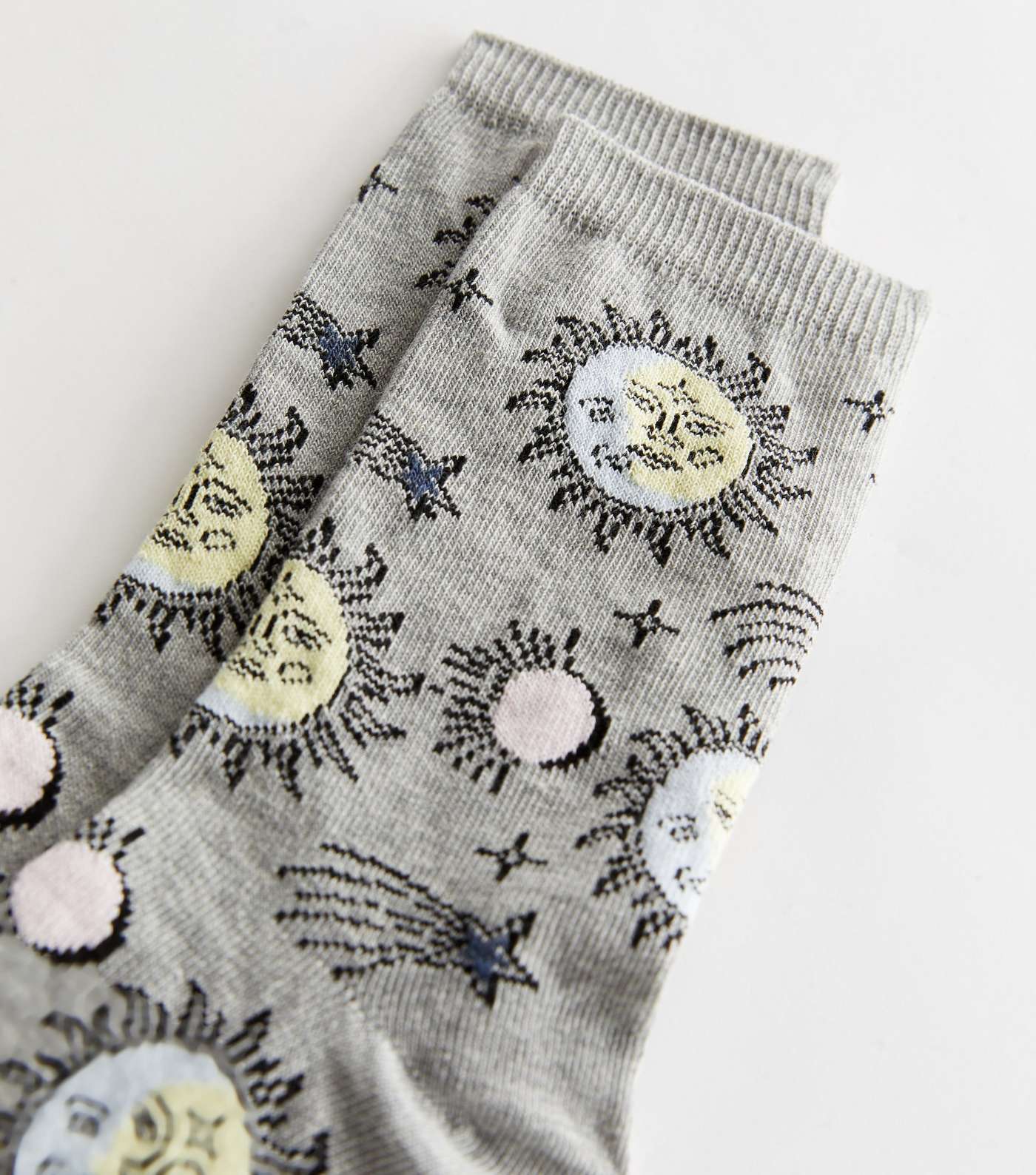 Grey Celestial Socks Image 2