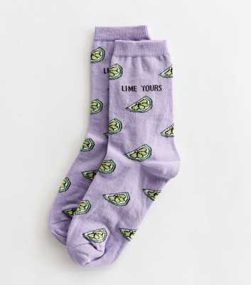 Lilac Lime Yours Socks