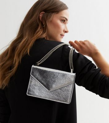 Small silver 2025 cross body bag