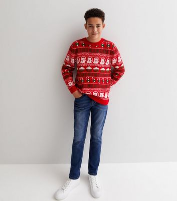 Boys christmas jumper hot sale age 13