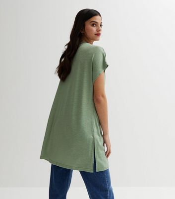 Olive green outlet short sleeve cardigan