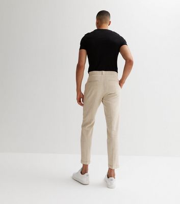Octave Cream Cotton Regular Fit Trousers