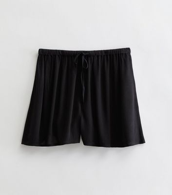 High waisted deals material shorts