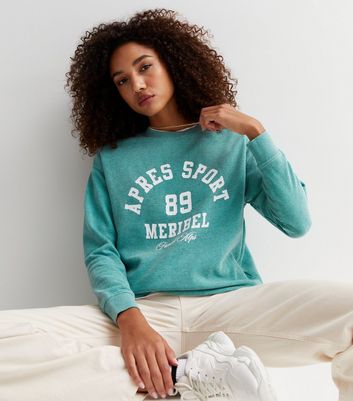 Green Overdyed Apres Sport Logo 