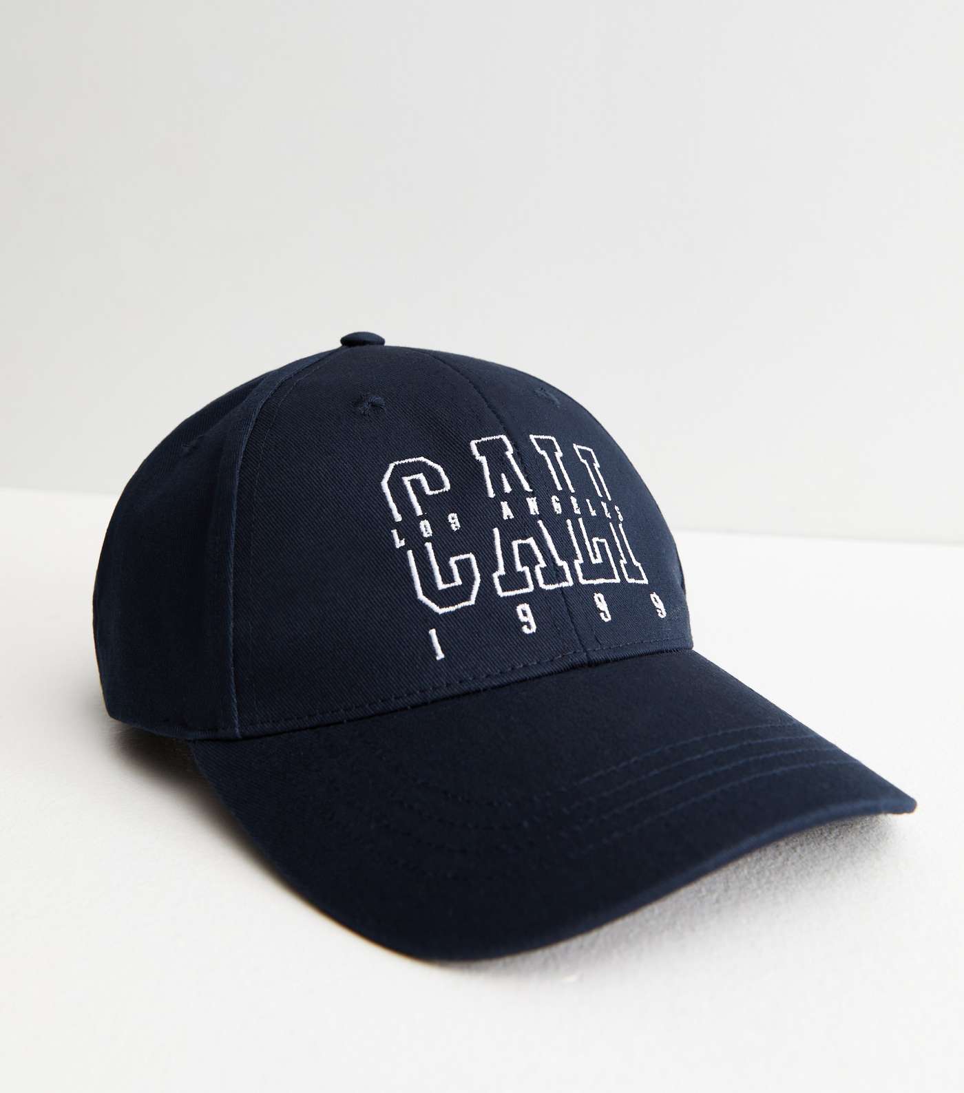 Navy Embroidered Los Angeles Logo Cap Image 2