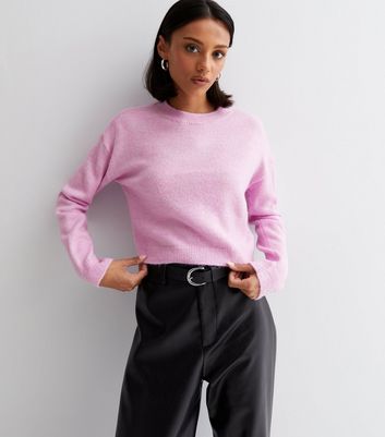 Long sleeve 2025 pink sweater