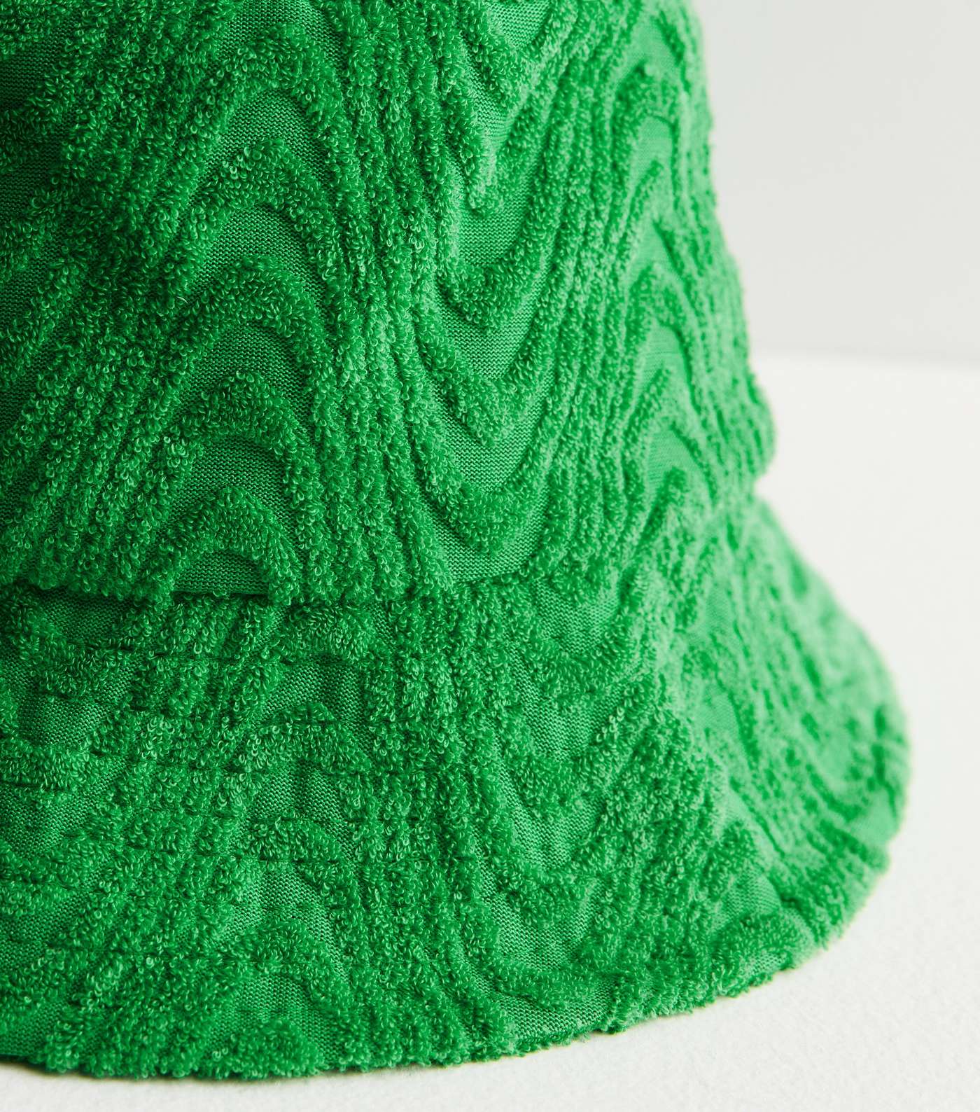 Green Towelling Bucket Hat Image 3