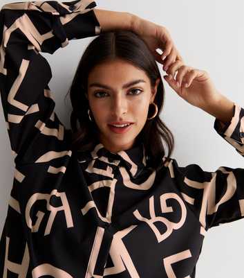 Parisian Black Geometric Shirt