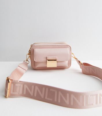 Crossbody Strap | Racer Stripe Pink & Red – One Fish Two Fish