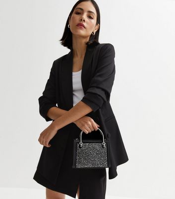 Black clutch on sale bag with handle