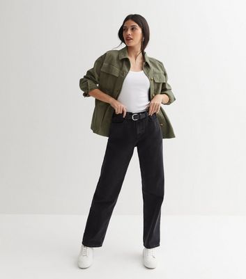 New look deals khaki shacket