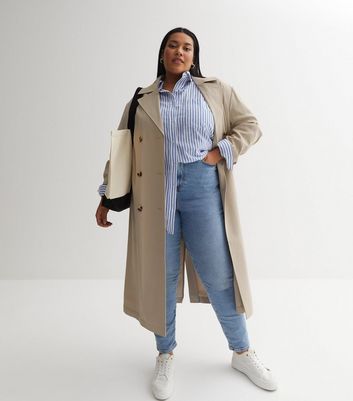 Plus size trench store coats on sale