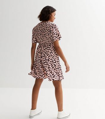 Topshop heart deals print dress