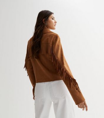 Fringed jacket 2025 new look