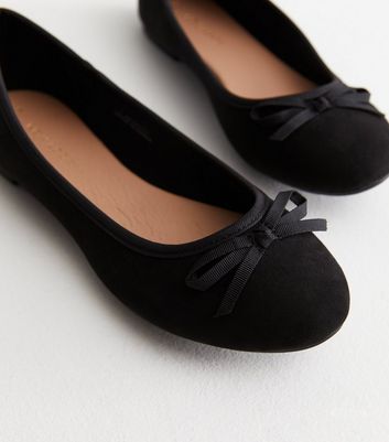 Girls black clearance ballet pumps