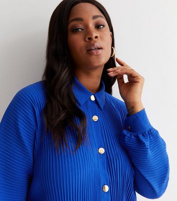 Royal blue button outlet down shirt women's