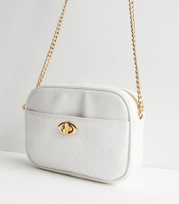 Crossbody bag 2024 with embossed chain