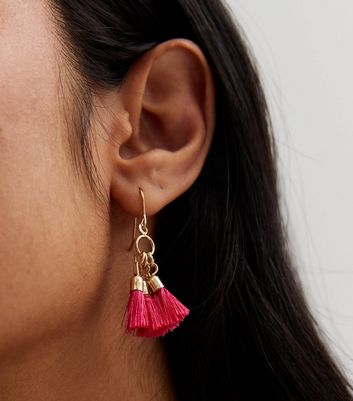 Buy Art Sundari SilverPlated Alloy Chandwali Light Pink Soft Tassel Thread  Earrings for Women  Girls Fashion  Traditional Earrings  Earrings set   Accessories Jewellery  Birthday  Anniversary Gift Online