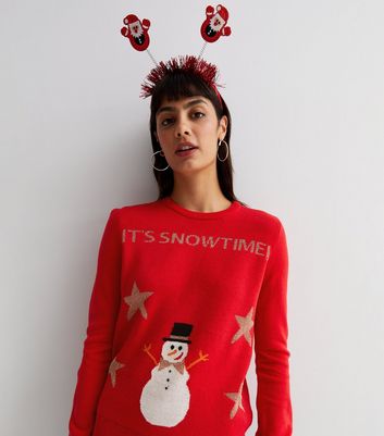 Next hot sale snowman jumper