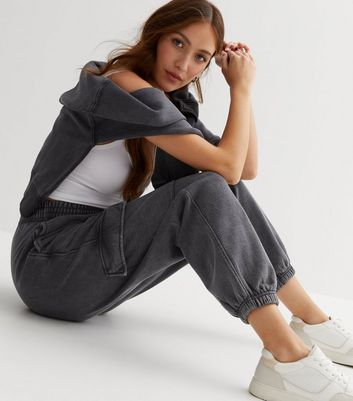 Dark grey joggers outlet womens