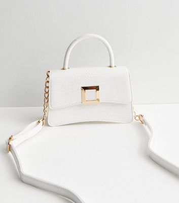 White hot sale croc bag