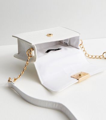 Ladies white cross body 2025 bag