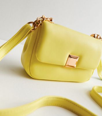 New look yellow clutch bag online