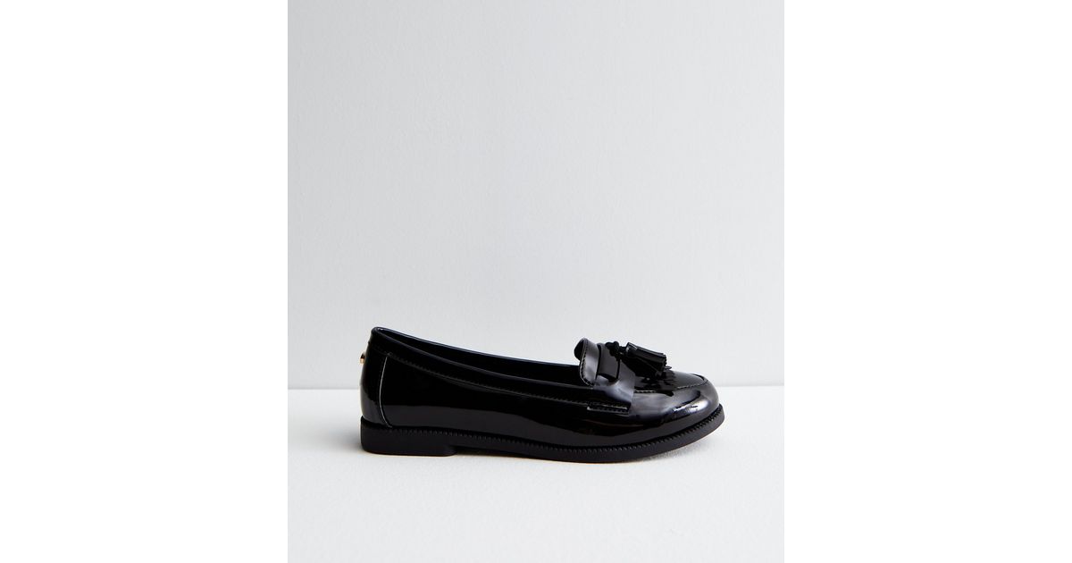 Black Patent Tassel Loafer main image 0