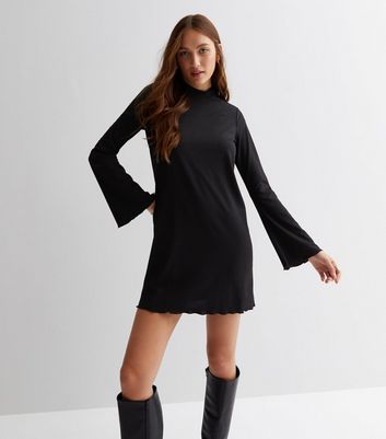 Flared sleeve sale mini dress